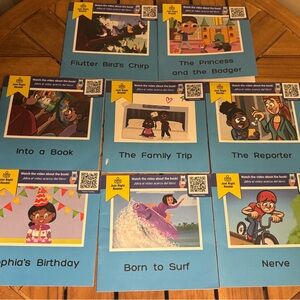 8 Just Right Reader Book Set QR Code Phonics Tutor Homeschool Learn to Read